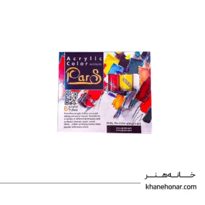 رنگ اکرولیک پارس 6 رنگ